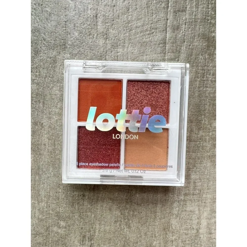 LOTTIE LONDON Eyeshadow Quad The Rusts 3.6 g 0.12oz NEW & Sealed Shimmer & Matte